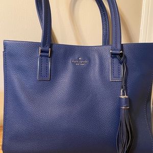 Kate Spade shoulder bag in a rich blue color